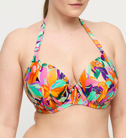 Prima Donna Swim unterlegter Bikini Herzform mit Bügel Varadeo bright tropics
