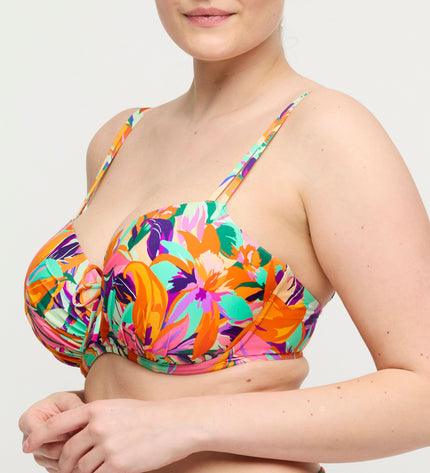 Prima Donna Swim unterlegter Bikini Balconette mit Bügel Varadeo bright tropics