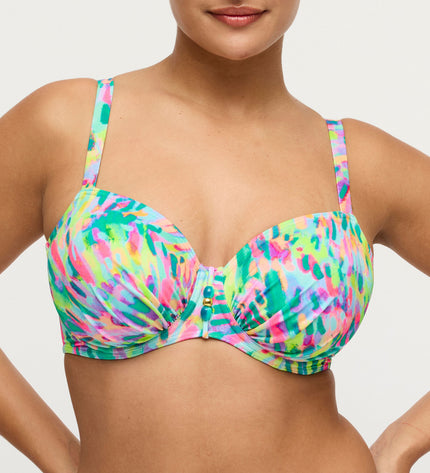 Prima Donna Swim Bikini mit Bügel ohne Polsterung Douala impressionist summer