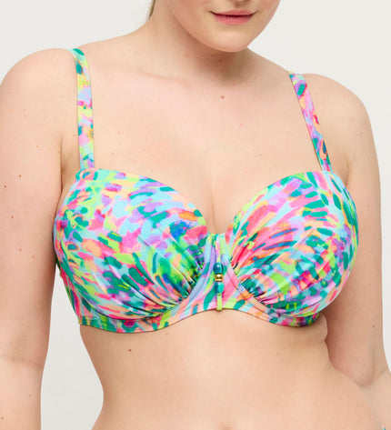 Prima Donna Swim unterlegter Bikini Balconette mit Bügel Douala impressionist summer