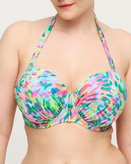 Prima Donna Swim unterlegter Bikini Balconette mit Bügel Douala impressionist summer