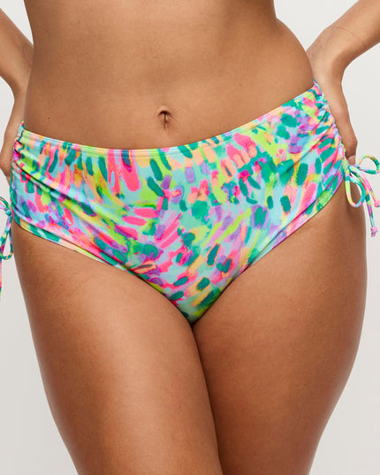 Prima Donna Swim Bikini Taillenslip mit Schnur Douala impressionist summer