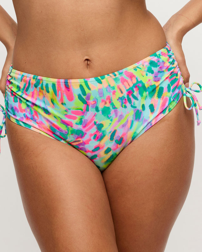 Prima Donna Swim Bikini Taillenslip mit Schnur Douala impressionist summer