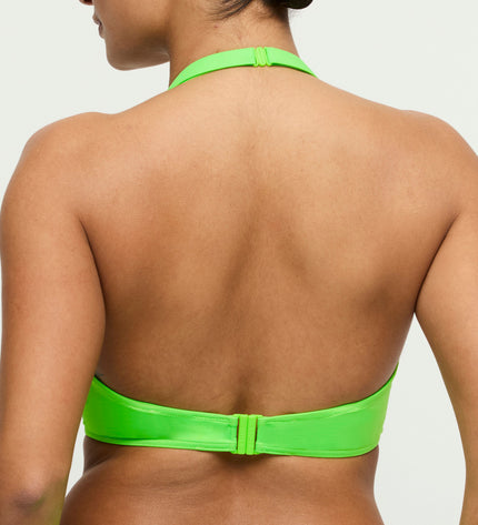 Prima Donna Swim unterlegter Bikini mit Bügel Herzform Pilon neon lime