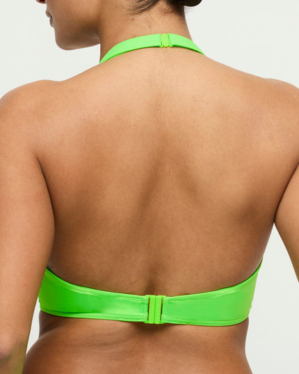 Prima Donna Swim unterlegter Bikini mit Bügel Herzform Pilon neon lime