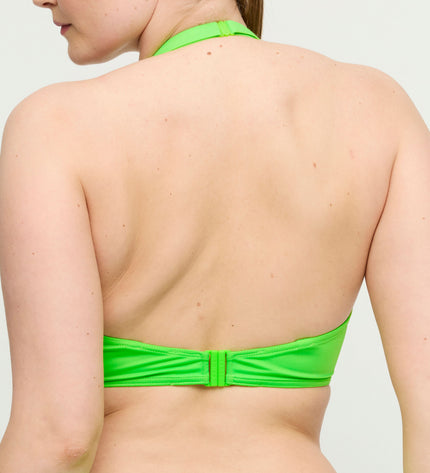 Prima Donna Swim unterlegter Bikini mit Bügel Balconette Pilon neon lime