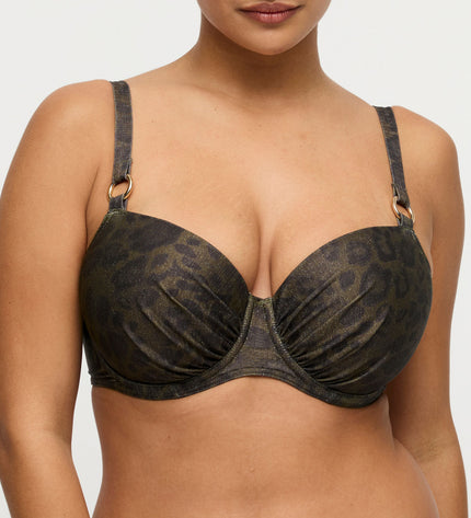 Prima Donna Twist unterlegter Bikini mit Bügel Balconette Ratjada jungle Jaguar
