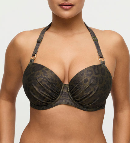 Prima Donna Twist unterlegter Bikini mit Bügel Balconette Ratjada jungle Jaguar