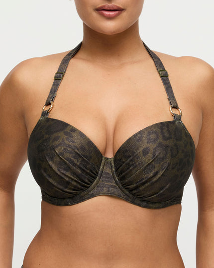 Prima Donna Twist unterlegter Bikini mit Bügel Balconette Ratjada jungle Jaguar