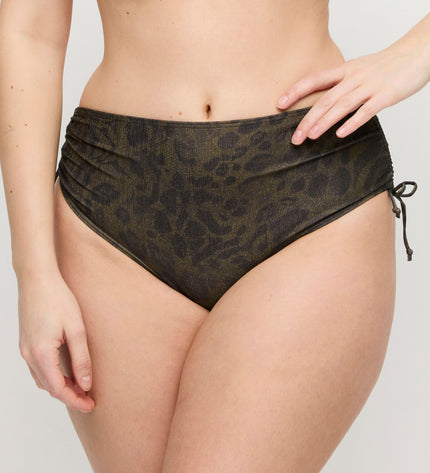 Prima Donna Swim Bikini Taillenslip mit Schnur Ratjada jungle Jaguar