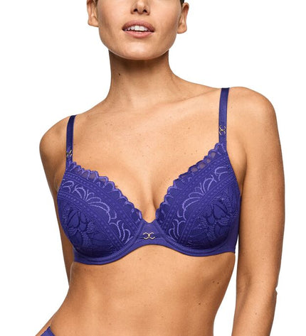 Marie Jo unterlegter BH Herzform Cerina velvet blue