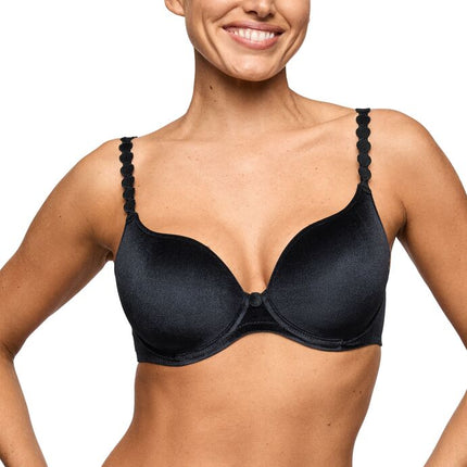 Marie Jo Unterlegter BH Herzform Tom black velvet