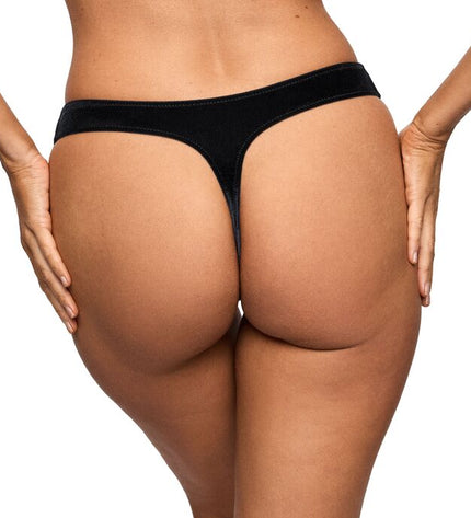 Marie Jo Tom - String black velvet