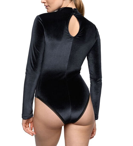 Marie Jo Tom Body langarm black velvet