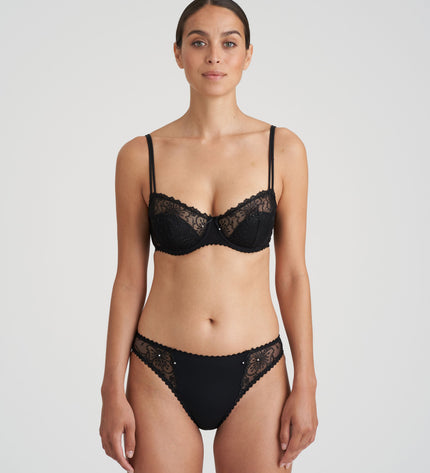 Marie Jo Aussenträger BH unterlegt mit Naht Jane schwarz