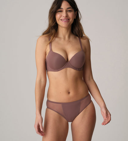 Marie Jo Push Up Louie satin taupe