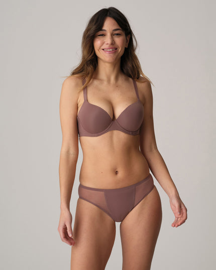 Marie Jo Push Up Louie satiné taupe