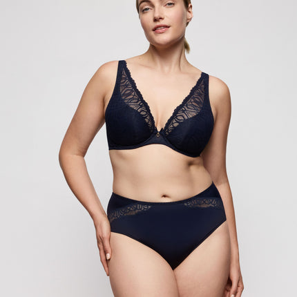 Prima Donna halb unterlegter Bügel-BH Tiefdekolletiert Salerno midnight blue