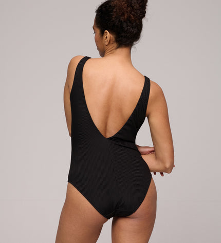 Marie Jo Swim Tiefdek Badeanzug ohne Bügel Emly schwarz