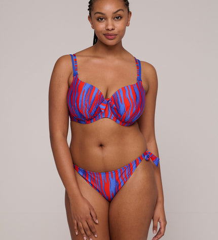 80D / 80E / Prima Donna Swim unterlegter Bikini Herzform Skudai wild stripes