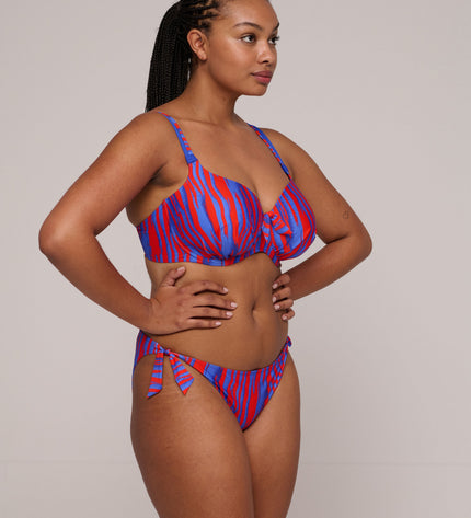 80D / 80E / Prima Donna Swim unterlegter Bikini Herzform Skudai wild stripes