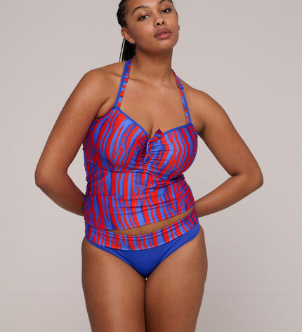 Prima Donna Swim Bikinislip mit Umschlag Skudai wild stripes