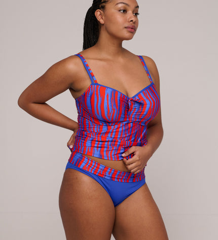 Prima Donna Swim Bikinislip mit Umschlag Skudai wild stripes