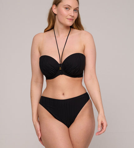 Prima Donna Swim unterlegter Bikini Trägerlos Kiruna schwarz