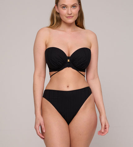 Prima Donna Swim unterlegter Bikini Trägerlos Kiruna schwarz
