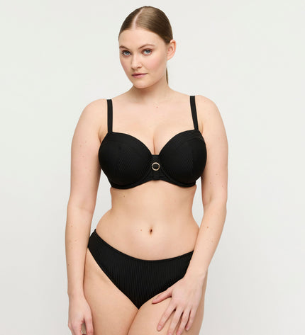 Primadonna Swim Unterlegter Bikini mit Bügel Balconette Delray schwarz