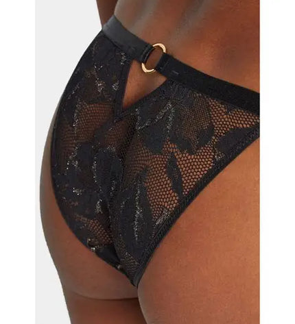 Aubade Boite à Désir Twist and Love Bralette und Slip schwarz