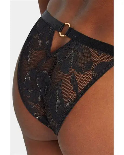 Aubade Boite à Désir Twist and Love Bralette und Slip schwarz