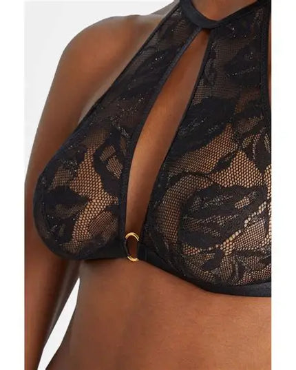 Aubade Boite à Désir Twist and Love Bralette und Slip schwarz