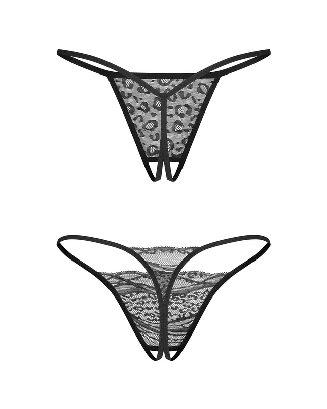 Obsessive Bianca String offen 2er-Set