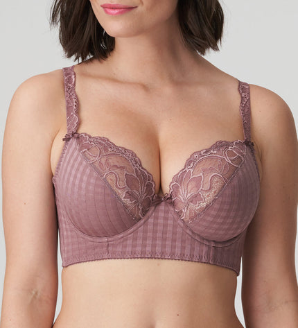 85 G / Prima Donna Madison BH Aussenträger tiefes Dekollet satintaupe