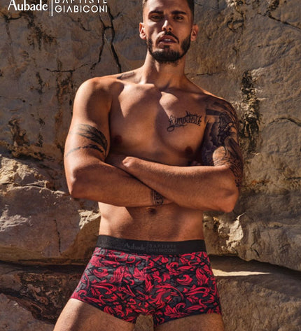 Aubade Boxershorts Red Ornament
