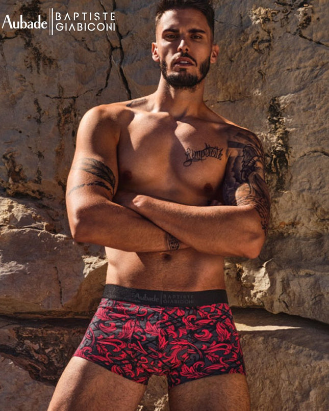 Aubade Boxershorts Red Ornament