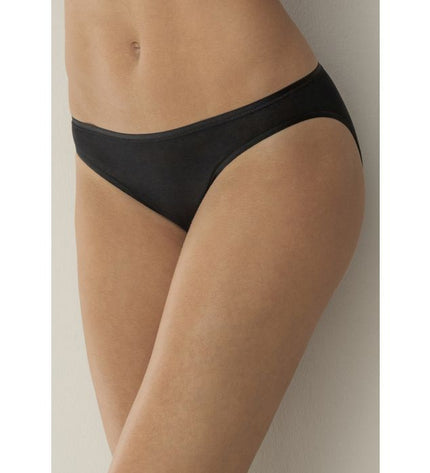 Zimmerli Cotton de Luxe Slip mit tiefer Taille schwarz