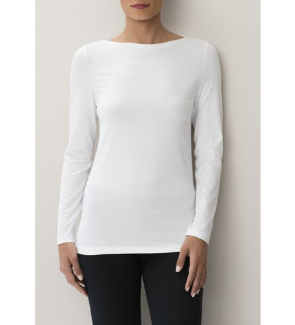 Zimmerli Pureness Loungewear Langarmshirt weiss