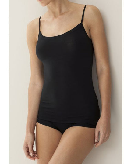 Zimmerli Pureness Spaghetti Top schwarz