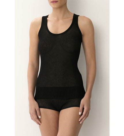 Zimmerli Richelieu Top ohne Spitze schwarz