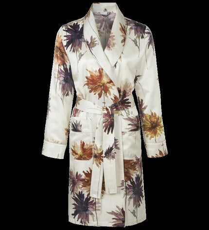 Zimmerli kurzer Morgenmantel dove