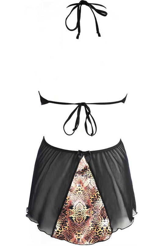 Axami Negligée Peek-a-Boo Leopard