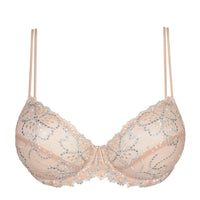 80 B/Marie Jo Jane soutien-gorge bretelle externe couture horizontale pêche pâle