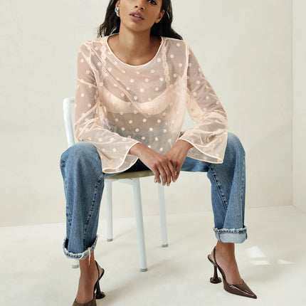 Marie Jo Avero Bluse biscuit