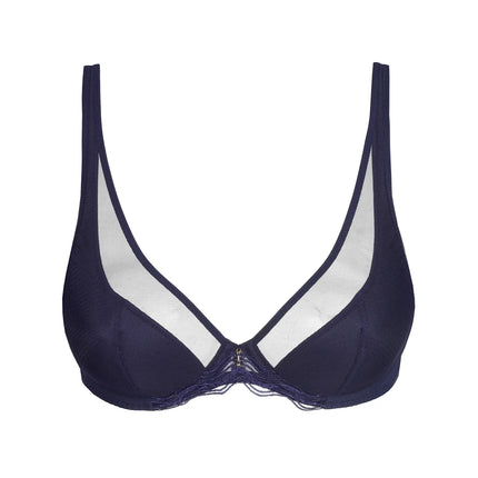 Marie Jo halb unterlegter BH Tiefdekoll. mit Bügel Linaa evening blue