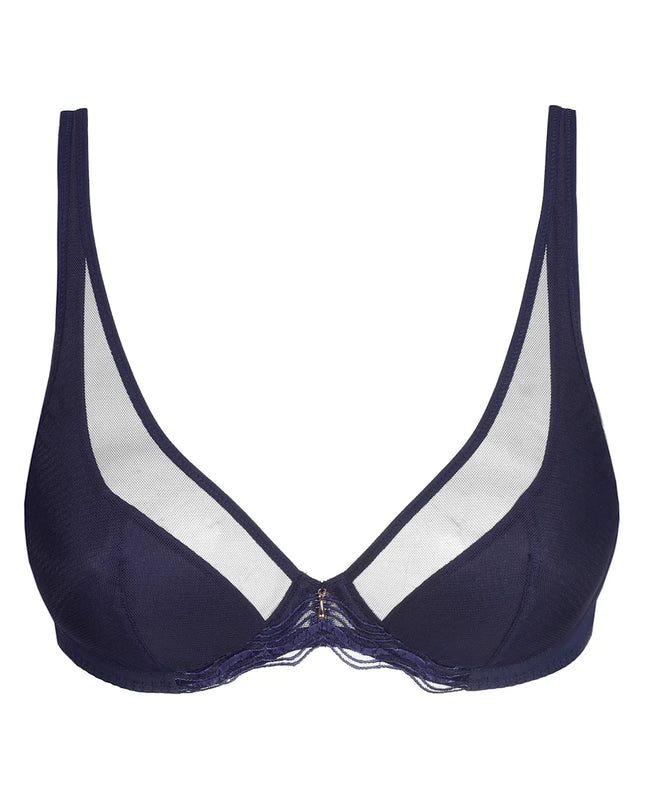 Marie Jo halb unterlegter BH Tiefdekoll. mit Bügel Linaa evening blue