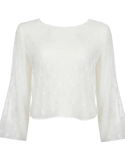 Marie Jo Avero Bluse Ivory Petal