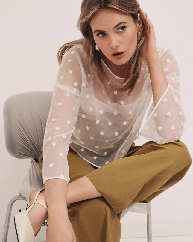 Marie Jo Avero Bluse Ivory Petal