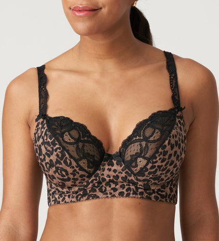 80 F / Prima Donna Madison BH Aussenträger tiefes Dekollet bronze